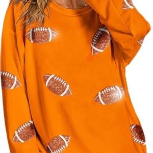 New Bibi sweatshirt with sequin footballs